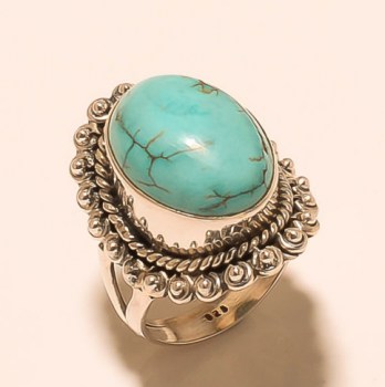 zilveren edelsteen ring 531
